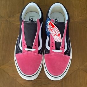 Classic Gray Pink Vans Sk8 Shoes